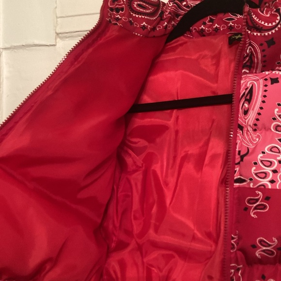 Multi color cropped puffer jacket - Picture 8 of 12